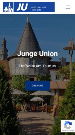 Vorschau der mobilen Webseite ju-hofheim.de, Junge Union Hofheim am Taunus