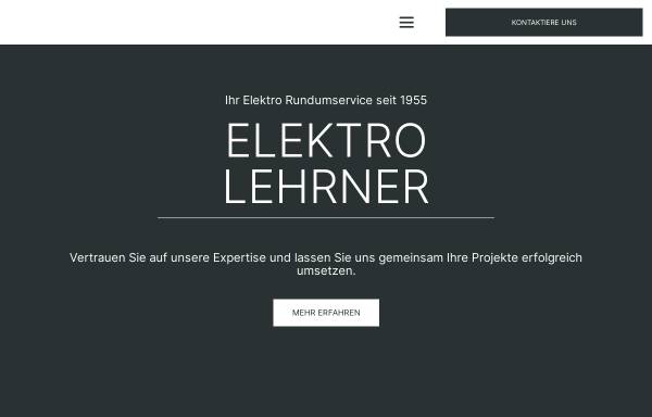 Vorschau von www.elektro-lehrner.at, Elektro Lehrner
