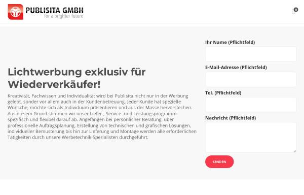 Vorschau von publisita.com, Publista Werbetechnik, -Architektur & VertriebsgmbH