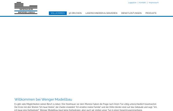 Vorschau von www.wenger-modellbau.ch, Architekturmodelle
