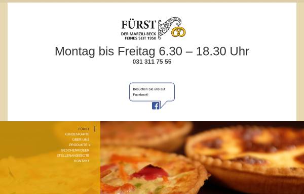 Vorschau von www.fuerst-beck.ch, Bäckerei Fürst AG, Bern