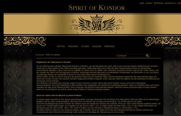 Vorschau von www.spiritofkondor.com, Spirit of Kondor