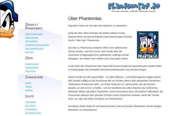 Vorschau von www.phantomias.de, Phantomias