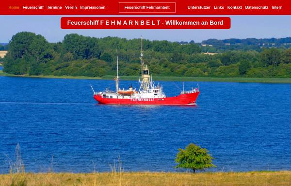 Vorschau von www.fsfehmarnbelt.de, Feuerschiff für Lübeck e. V.