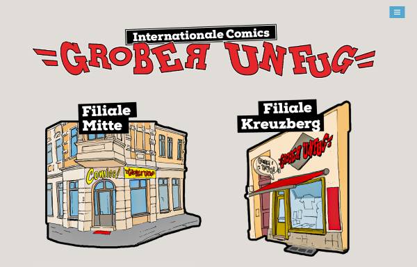 Vorschau von groberunfug.de, Grober Unfug - Internationaler Comicladen