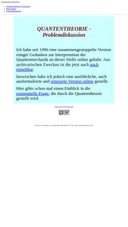 Vorschau der mobilen Webseite www.thur.de, Quantenphilosophie