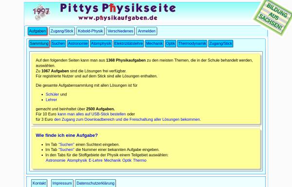 Pittys Physikseite
