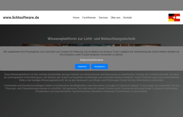 Vorschau von www.lichtsoftware.de, Lichttechnik [Hagebusch, Dipl.-Ing. Bernd]
