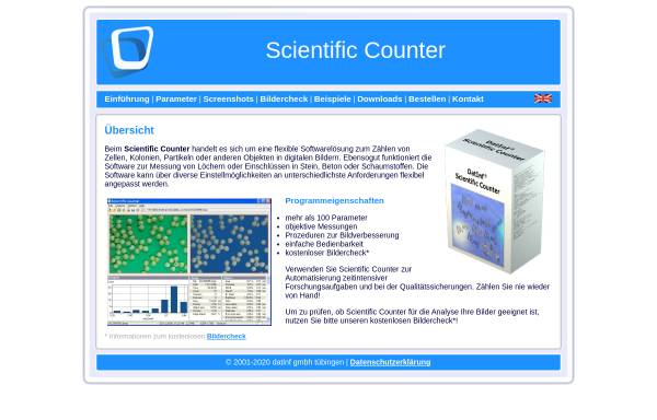 Vorschau von www.scientific-counter.de, Scientific Counter