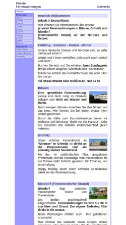 Vorschau der mobilen Webseite www.fewo-henze.de, Ferienwohnungen Hella Henze