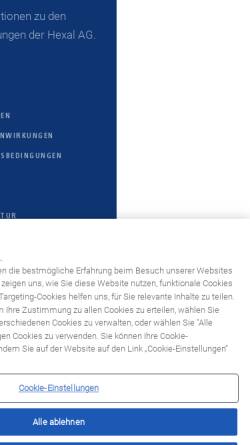 Vorschau der mobilen Webseite www.herz.hexal.de, Herz-Kreislauf
