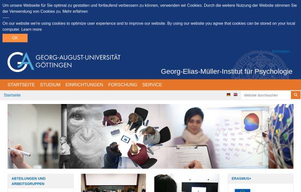 Georg-Elias-Müller-Institut für Psychologie der Universität Göttingen
