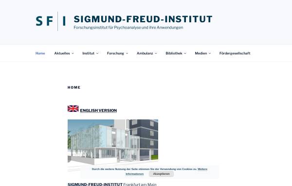 Vorschau von sfi-frankfurt.de, Sigmund-Freud-Institut (SFI) für Psychoanalyse