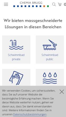 Vorschau der mobilen Webseite www.pool-shop.ch, Antibakteria AG