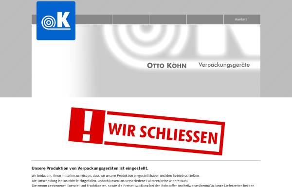Vorschau von otto-koehn.de, Otto Köhn GmbH & Co. KG