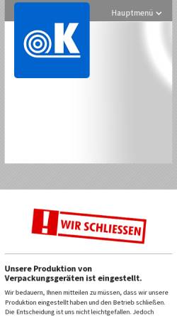 Vorschau der mobilen Webseite otto-koehn.de, Otto Köhn GmbH & Co. KG