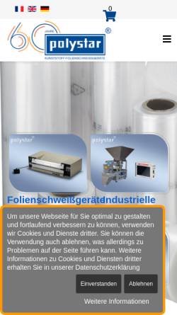 Vorschau der mobilen Webseite polystar-hamburg.de, Rische + Herfurth GmbH