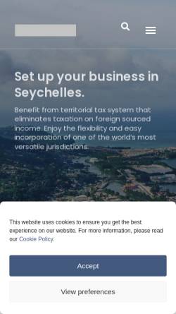 Vorschau der mobilen Webseite www.seychellesoffshore.com, Fidelity Corporate Services (Seychelles) Ltd.