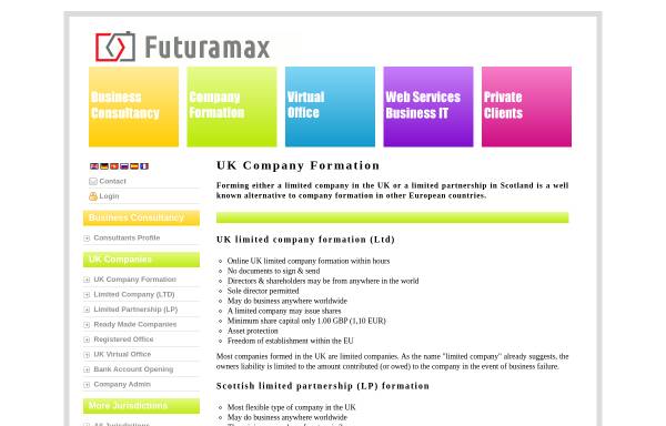 Vorschau von www.futuramax.co.uk, Futuramax Ltd.