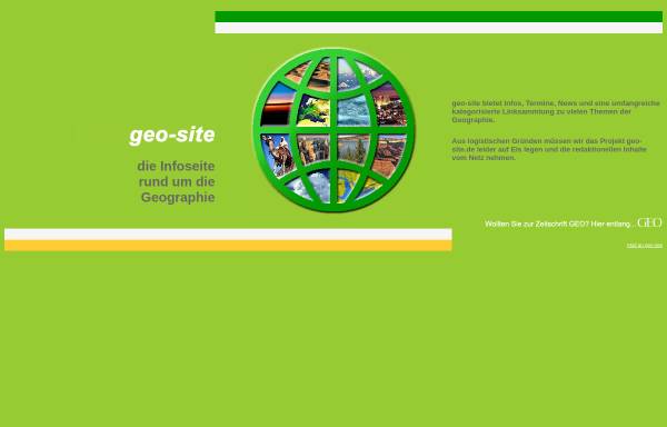 Vorschau von www.geomagazin.net, Geomagazin.net - Links und Infos zur Geographie und Erdkunde