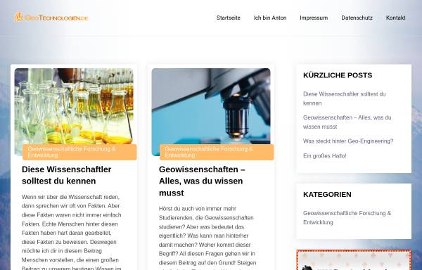 Vorschau von www.geotechnologien.de, Geotechnologien