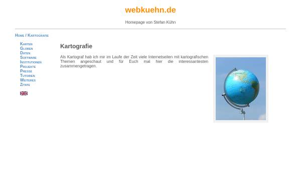 Vorschau von www.webkuehn.de, Kartographie [Kühn, Stefan]