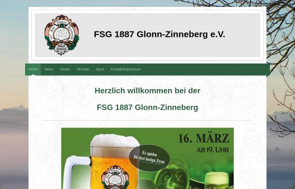 Vorschau von www.fsgglonn.de, Feuerschützengesellschaft 1887 Glonn-Zinneberg