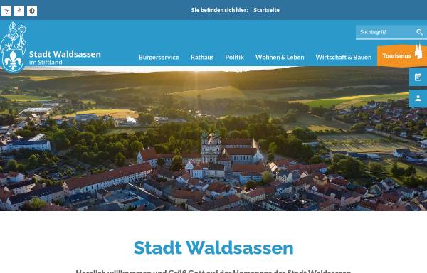 Vorschau von www.waldsassen.de, Klosterstadt Waldsassen