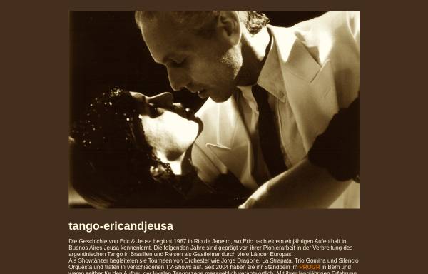 Vorschau von tango-ericandjeusa.ch, Eric & Jeusa