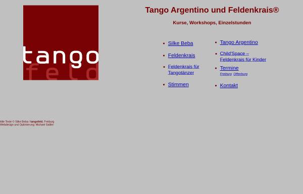 Vorschau von www.tangofeld.de, tangofeld - Silke Beba