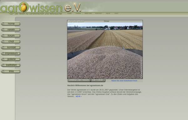 Vorschau von www.agrowissen.de, agrowissen e.V.