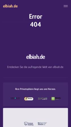 Vorschau der mobilen Webseite www.elbiah.de, Hamster Playground