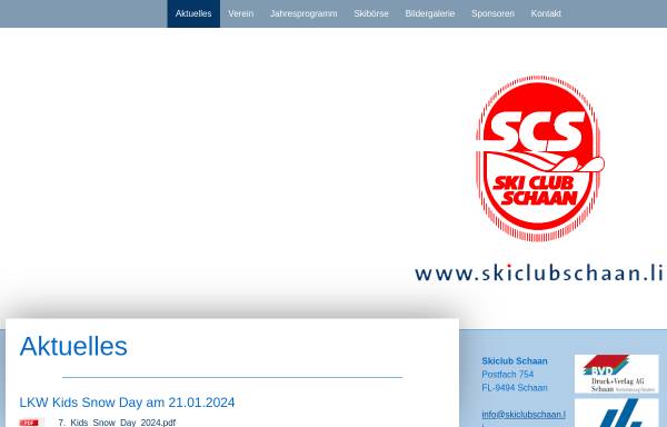 Vorschau von www.skiclubschaan.li, Skiclub Schaan