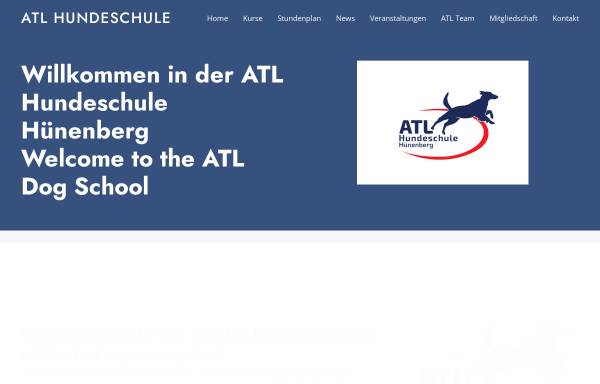 Vorschau von www.atl-hundeschule.ch, Agility Team Lindenberg
