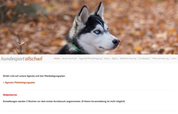 Vorschau von www.hspallschwil.ch, Hundesport Allschwil