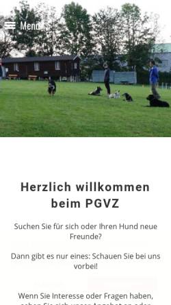 Vorschau der mobilen Webseite www.pgvz.ch, Polizei- und Gebrauchshundeverein Zürich PGVZ