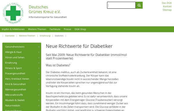 Vorschau von www.dgk.de, DGK: Diabetes
