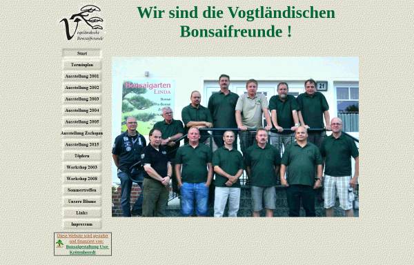 Vorschau von bonsaifreunde.com, Vogtlaendischen Bonsaifreunde