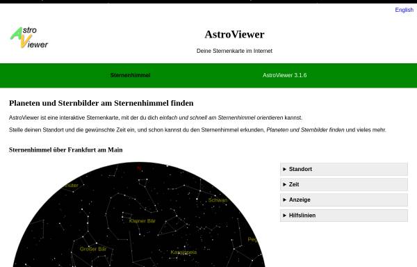 Vorschau von www.astroviewer.de, AstroViewer
