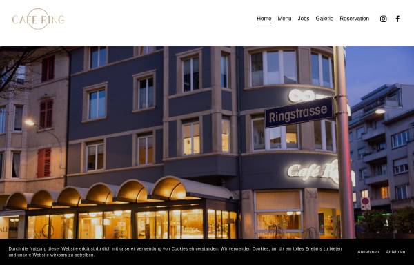 Vorschau von www.cafering.ch, Cafe Ring, Olten