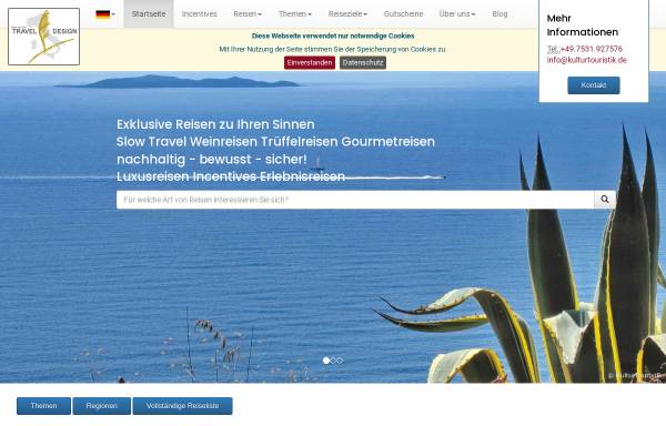 Vorschau von www.kulturtouristik.de, Kulturtouristik