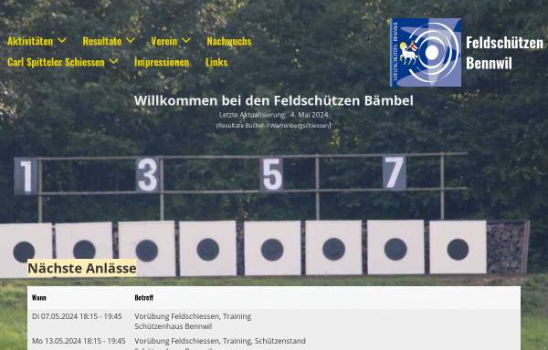 Vorschau von www.bennwiler-schuetzen.ch, Feldschützen Bennwil