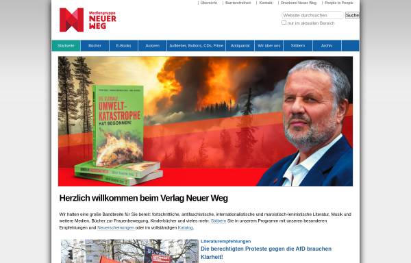 Vorschau von www.neuerweg.de, VNW - Verlag Neuer Weg