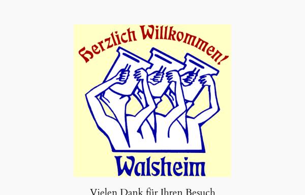 Vorschau von www.walsheim.de, Hotel Restaurant Lugenbiel Walsheim