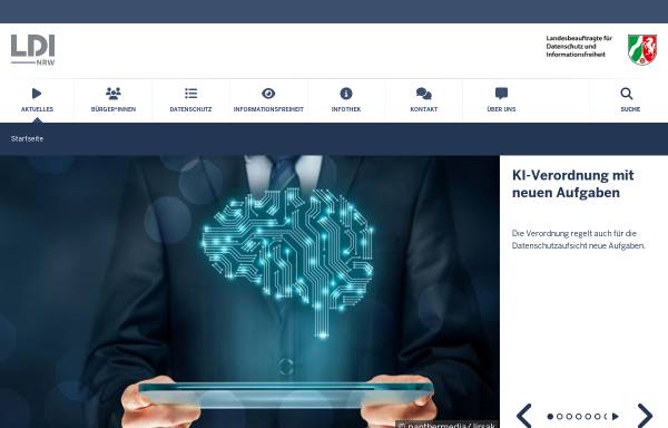 Vorschau von www.ldi.nrw.de, Landesbeauftragter für Datenschutz und Informationsfreiheit (LDI NRW)