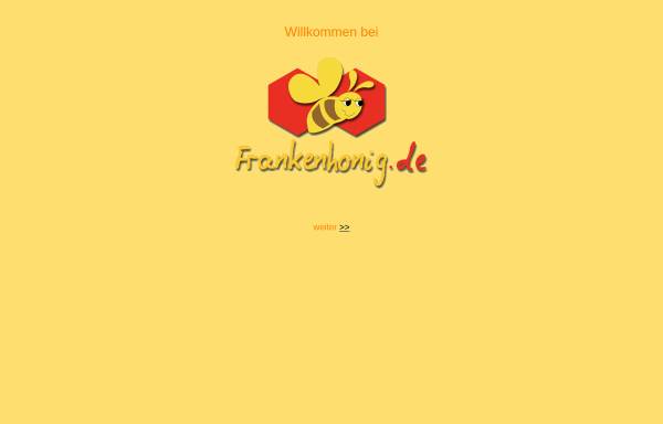 Vorschau von www.frankenhonig.de, Hobby - Imkerei Frankenhonig