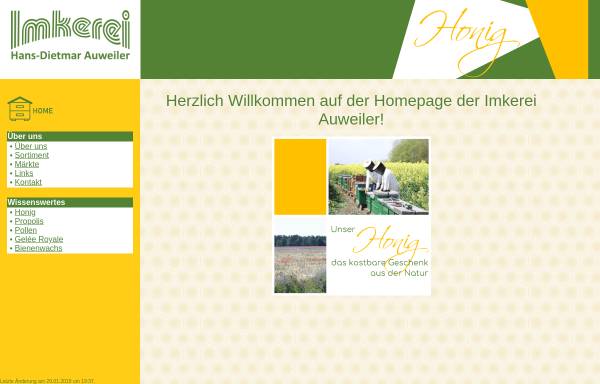 Vorschau von www.honig-auweiler.de, Imkerei Auweiler