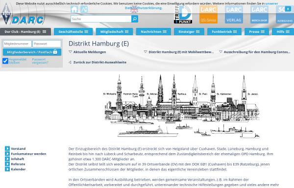 Vorschau von www.darc.de, DB0HHB - Digipeater Einzugsgebiet Hamburg