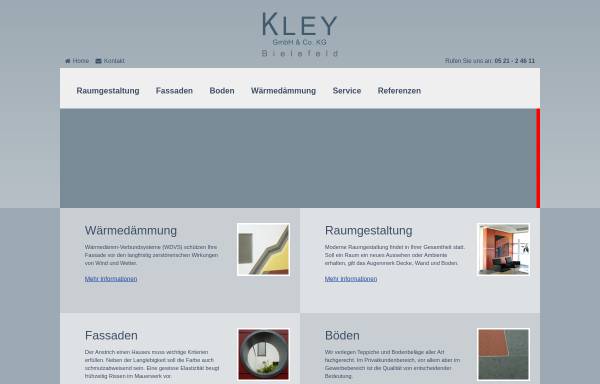 Vorschau von www.malermeister-kley.de, Malermeister Kley