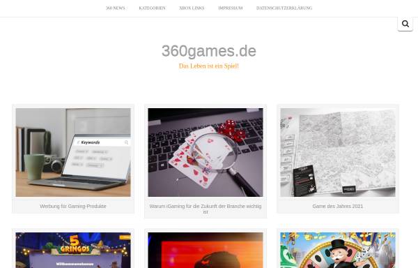 Vorschau von www.360games.de, 360games.de
